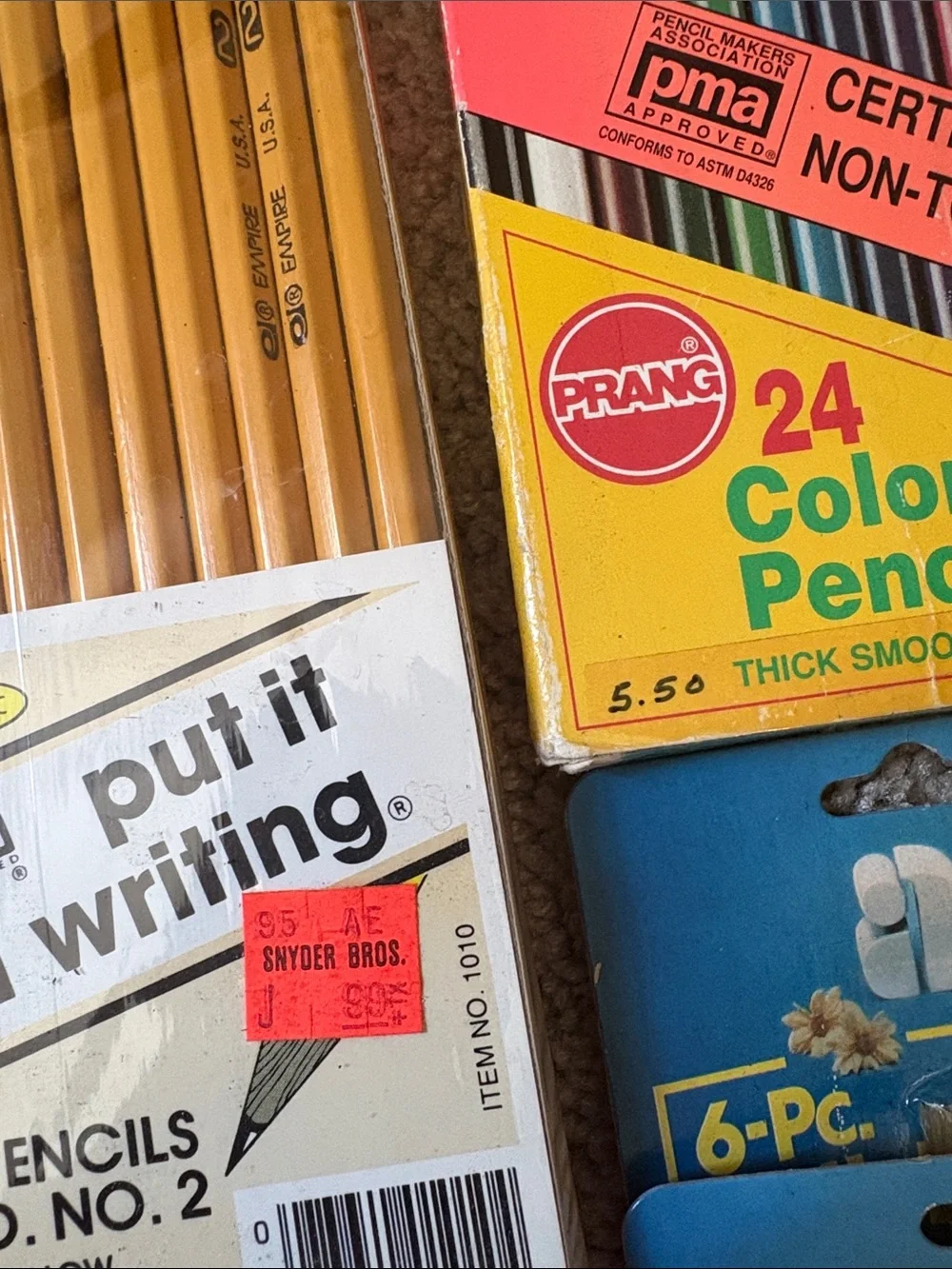 Vintage 1980s/1990s Art Supply Lot